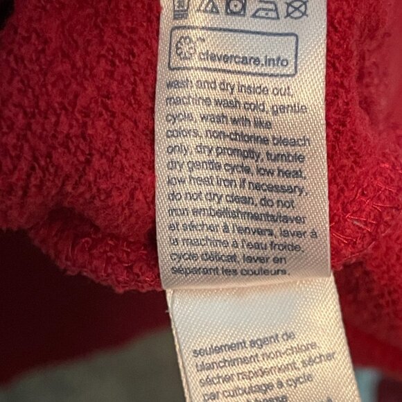 Tommy Jeans Mens Activewear Spellout Logo Pullover Hooded Sweatshirt M Red - Picture 13 of 14